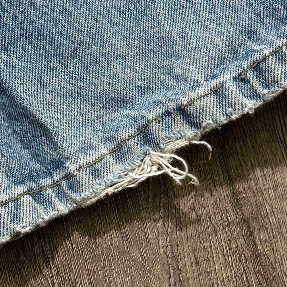 Vintage Tommy Hilfiger Jeans 34x32 Light Blue Straight Leg Denim Made in USA - Picture 9 of 9